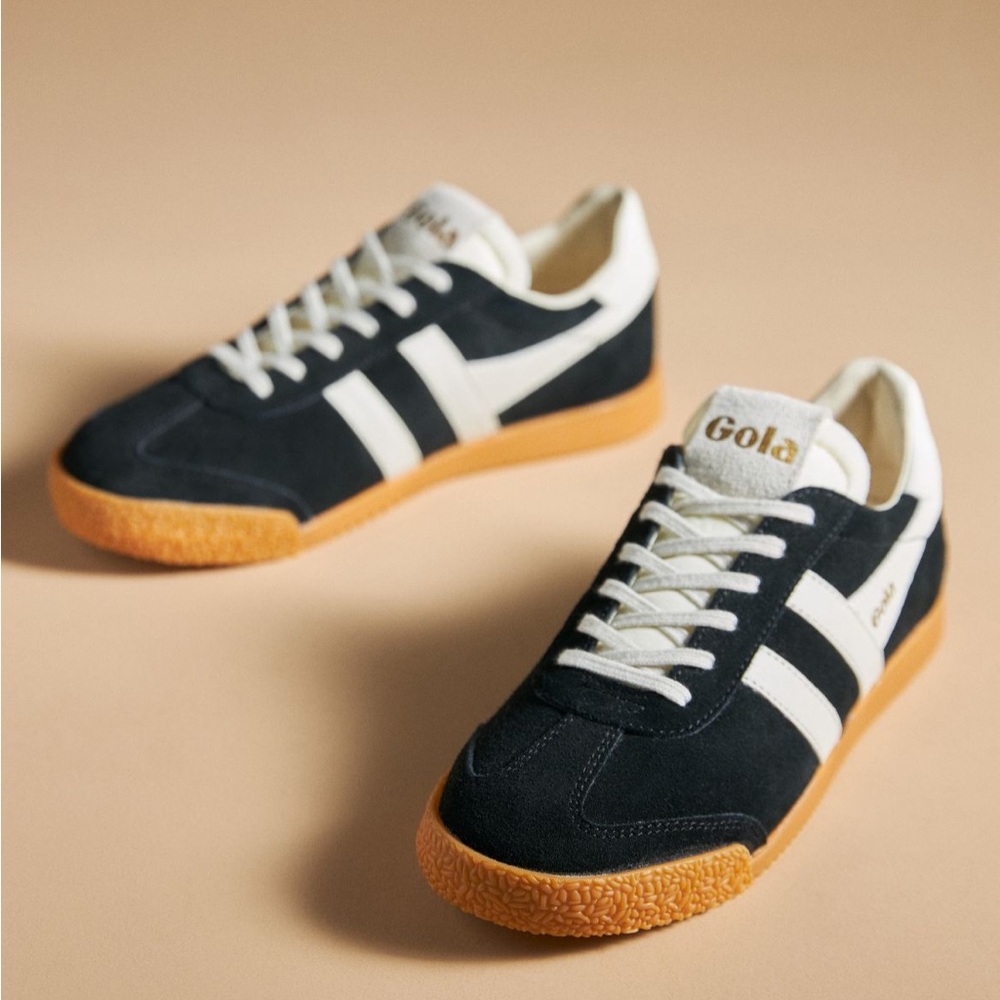Gola Elan Black Suede